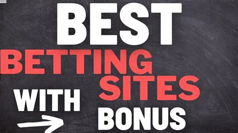 online betting bonus - betting sites with deposit bonus.